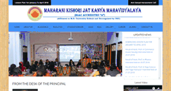 Desktop Screenshot of mkjkcollege.org
